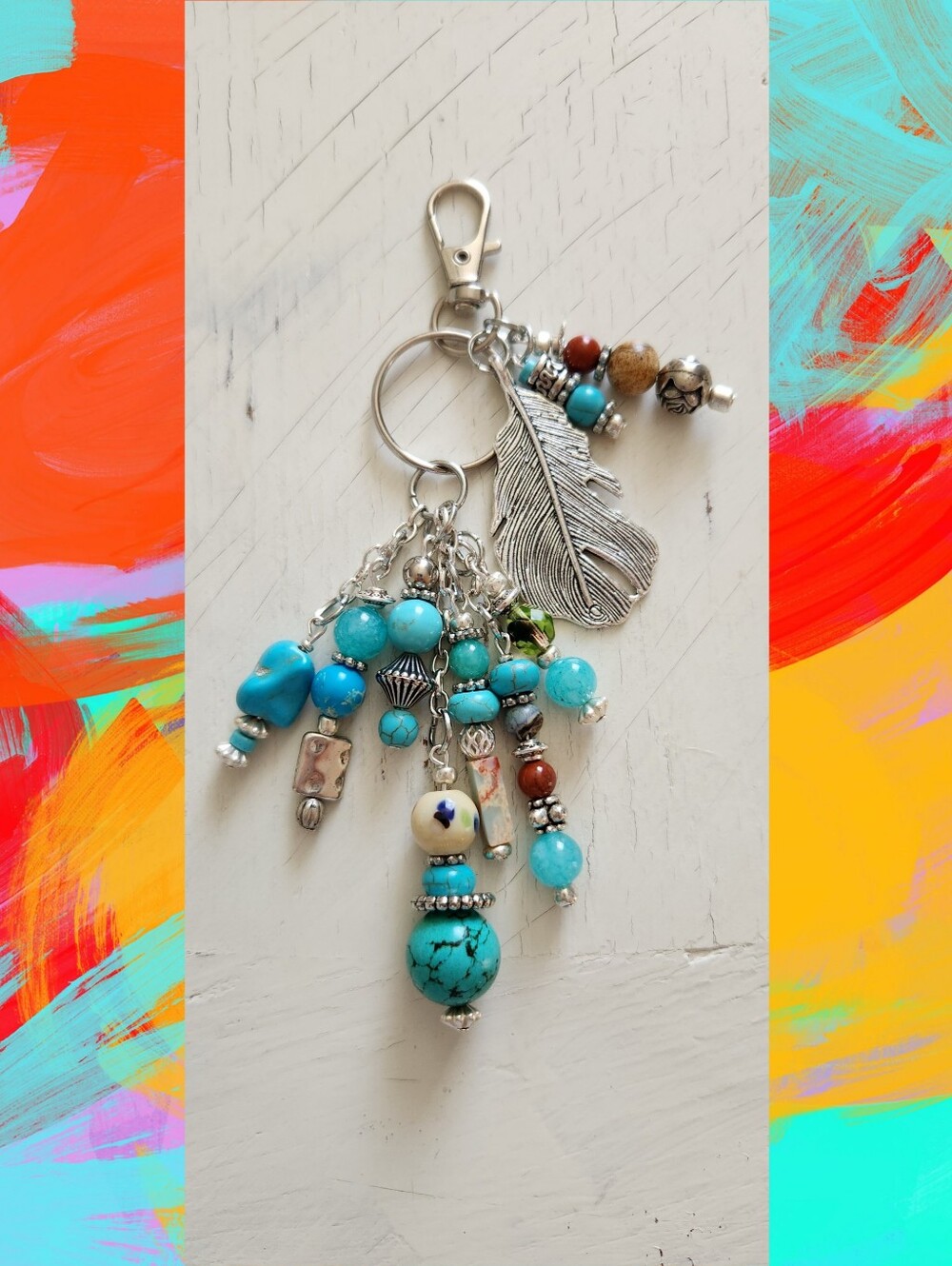 Handmade Purse Keychain Charm